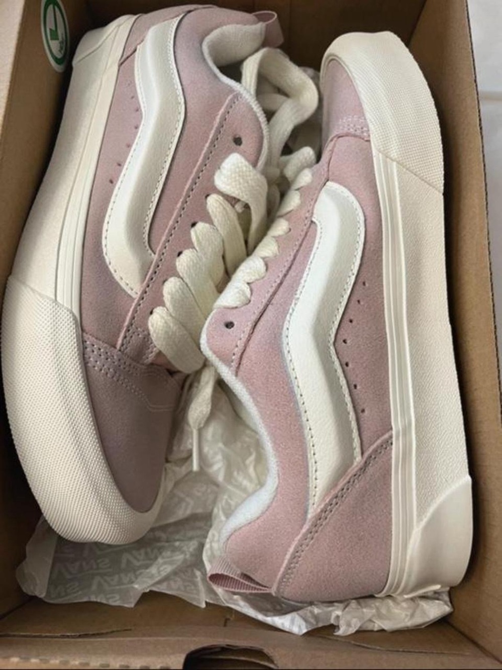 Pink Vans Knu Skool Sneakers